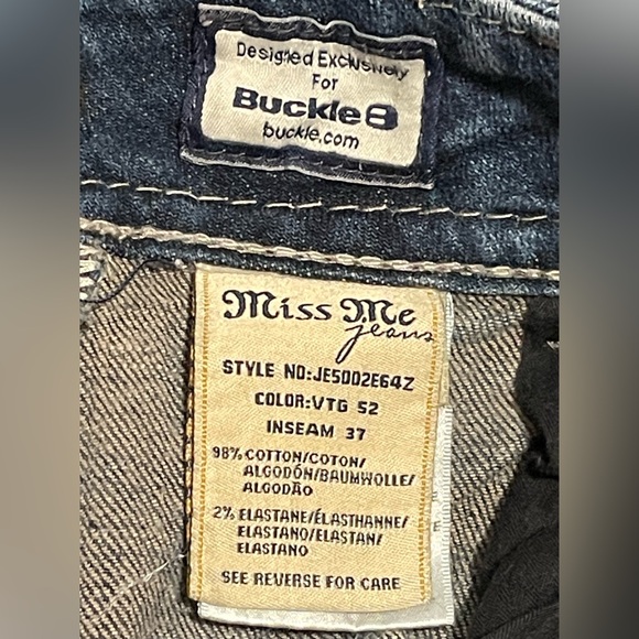 Miss Me Distressed denim bootcut Jeans size 28 - Picture 9 of 10